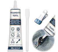 Pegamento Textil - Adhesivo Transparente Extra Fuerte e Impermeable para Tela, Cuero, Ropa, Tejidos, Vaqueros, Fieltro y Manualidades, Resistente al Lavado y Planchado, 1 Pack, 60 ml (BLJSES01)