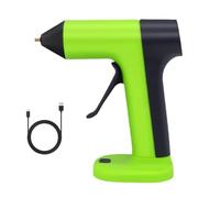 Pegamentos inalámbricos pequeños recargables de 2000 mAh, batería de calentamiento rápido, diseño de boquilla antigoteo para manualidades y reparaciones del hogar, pegamentos de precalentamiento