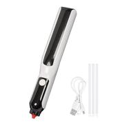 Pegamentos recargables, herramienta de extrusión, función de apagado automático, pegamentos de diseño de luz para artes, palos de 7 mm, recargable por USB C