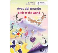 PEGAPLANETA 5. Aves del mundo - Birds of the World: Pegatinas reutilizables en español e inglés