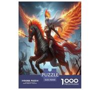 Pegaso Rompecabezas 1000 Piezas animaleses de Cuentos de Hadas Estéticos Y Desafiantes Decoración del Hogar Regalo para Familiares/Parejas para Adultos Y Niños Mayores 70x50cm/1000pcs