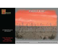 Pegasus 6520 Modelo Battlefield Alambre de Púas & 30 Entradas Set W 29ft H41mm