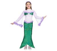 Pegasus Disfraz de Sirenita para niña, vestido de carnaval/recitas (M 6-7 años)