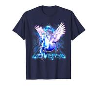 Pegasus Flying Horse Cosmic Universe Fantasy Design Camiseta