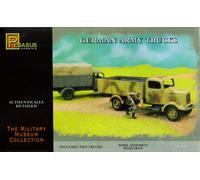 Pegasus Hobbies 1/72 Ejército Alemán Vagones (2 para Kit)