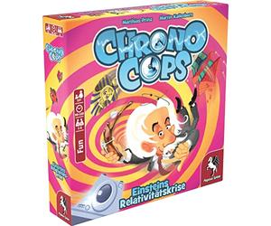Pegasus Spiele 18190G ChronoCops - Juegos de Cartas de Crisis de relatividad de Einstein