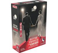 Pegasus Spiele 19010G - Cena Mortal - Alfombra roja a la ruina - Cena del Crimen para el hogar - 6 a 8 Jugadores - Juegos de Crimen para Adultos - Juego de Cena de Crimen