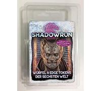 Pegasus Spiele 46107G Shadowrun: Würfel & Edge Tokens Der Sechsten Welt - Juego de Mesa (Contenido en alemán)
