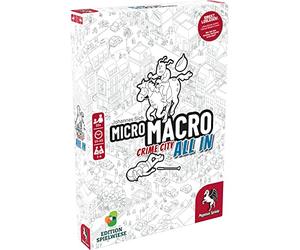 Pegasus/Spielwiese 59062G MicroMacro: Crime City 3 - All In (Edition Spielwiese), metrópolis en Blanco y Negro