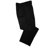 Pegasus Textiles Holgado Pantalones de Cocinero, Negro, 40 W Unisex Adulto