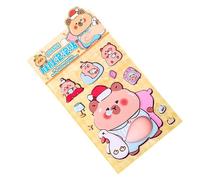 Pegatina 3D de Barriga - Pegatinas Decorativas | Adhesivos divertidos con animales apretables autoadhesivos - para Portátil, de Móvil, Cuaderno, Manualidades, Regalos