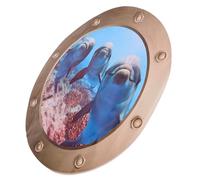 Pegatina 3d de Delfines para Habitación Infantil, PVC Removible | Decoración Marina Moderna, Adhesivos para Pared y Ventanas, Adecuado para Espejos y Puertas de Nevera