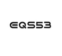 Pegatina 3D for el maletero del coche, compatible con los emblemas EQS53, EQS450+, EQS580 y EQS680.(Black-EQS53)