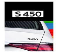 Pegatina 3D for el maletero del coche, compatible con los emblemas S450, S480, S500, S580 y S680.(Black-S450)