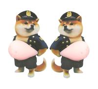 Pegatina 3D para Tripa de Perro,Calcomanías decorativas de perro - Pegatinas 3D de barriga apretables,para Niños Adultos de Móvil Cuaderno Manualidades Regalos Recompensas Escolares