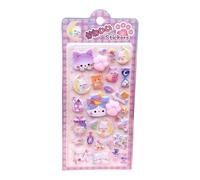 Pegatina 3D,Tema de Huellas de Pata de Animal Surtido,Pegatinas Pequeñas de Dibujos Animados - Para Niños y Chicos, de Móvil, Portátil, Botella de Agua, Recompensas