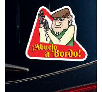 Pegatina Abuelo a Bordo conductor