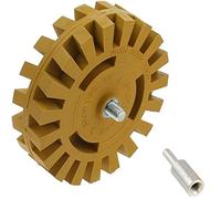 Pegatina adhesiva de goma para rueda de 4 pulgadas con adaptador de taladro para quitar rayas, pegatinas, adhesivos de vinilo adhesivo(26mm)