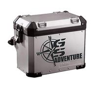 Pegatina Adhesivo Maleta Compatible con GS Aventure Rosa DE LOS Vientos R 1200 1150 1100 800 Dakar Troquelado 16 Colores Disponibles Kit 2 Unidades