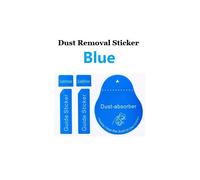 (Pegatina antipolvo azul II) 50 piezas Absorbente de polvo Reloj Película adhesiva Teléfono Tableta PC Protector