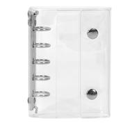 Pegatina Binder - Portada De Cuaderno De PVC Transparente | M5 Álbum De Álbum De Recortes De Hojas M5 Con 5 Anillos Para Pegatinas Planificación De Diario | Bin