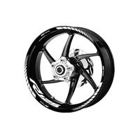 Pegatina Borde de ruedas Pegatinas Para Cubo De Rueda Interior Y Exterior De Motocicleta, Calcomanías Para Llantas, Cinta Reflectante Resistente A La Intemperie, Para Yamaha YZF R125, 17 Pulgadas Calc