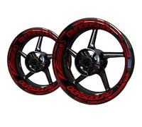 Pegatina Borde Ruedas Pegatinas para Llantas De Motocicleta para Aprilia Dorsoduro, Kit De Pegatinas Reflectantes para Buje De Rueda. Calcomanías Ruedas(Color 8)