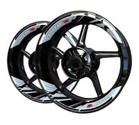 Pegatina Borde Ruedas Pegatinas para Llantas De Motocicleta para Suzuki GSXR 600 GSX-R600 GSXR600, Juego Completo De Pegatinas Reflectantes para Buje De Rueda. Calcomanías Ruedas(Color 4)