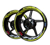 Pegatina Borde Ruedas Pegatinas para Llantas De Motocicleta para Suzuki GSXR 750 GSXR750, Juego Completo De Pegatinas Reflectantes para Llantas. Kit De Decoración. Calcomanías Ruedas(Color 4)