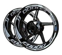 Pegatina Borde Ruedas Pegatinas para Llantas De Motocicleta para Suzuki GSXR1000 GSXR 1000, Juego Completo De Pegatinas Reflectantes para Buje De Rueda. Calcomanías Ruedas(Color 16)