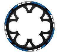 Pegatina Borde Ruedas Pegatinas para Llantas De Motocicleta para Yamaha MT07, MT-07, MT 07, Juego Completo De Pegatinas Reflectantes para Llantas. Calcomanías Ruedas(Color 1)