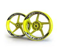 Pegatina Borde Ruedas Pegatinas para Llantas De Motocicleta para Yamaha MT07, MT-07, MT 07, Juego Completo De Pegatinas Reflectantes para Buje De Rueda. Calcomanías Ruedas(Color 6)