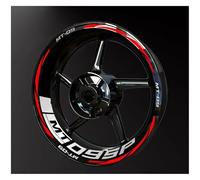Pegatina Borde Ruedas Pegatinas para Llantas De Motocicleta para Yamaha MT09, MT 09, MT-09, Juego Completo De Pegatinas Reflectantes para Buje De Rueda. Calcomanías Ruedas(Color 8)