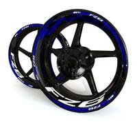 Pegatina Borde ruedas Pegatinas Para Rueda De Motocicleta, Llantas, Bujes, Neumáticos, Calcomanías Para Y&amaha FZ6 FZ 6, Cinta Reflectante Resistente A La Intemperie, Decoración Calcomanías ruedas(Co