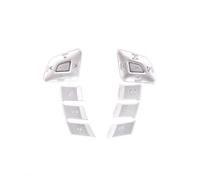 Pegatina Botón Compatible Con Jaguar Para XJ 2010-2019 Pegatinas Para Botones De Volante De Coche Accesorios Interiores De Coche