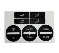 Pegatina Botón Interior Compatible Con Vw Para Passat 2005-2010 Calcomanías Y Pegatinas Para Kit Reparación Desgaste Botón Control Del Aire Acondicionado Que Aumentan La Visibilidad