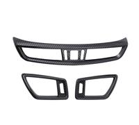 Pegatina botón salpicadero coche Embellecedor De Salida De Aire Acondicionado Central Para Nissan Para Qashqai J11 Para X-Trail T32 (2014-2020), 3 Unidades Accesorios Interior Coche