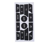 Pegatina Botón Salpicadero Compatible Con Para Serie 5 2012 2013 2014 2015 Kit Reparación Botón Tablero Acondicionado Calcomanías Reparación Control Panel Automóvil Diseño Mejorado Más Sólido