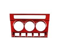 Pegatina Carbono Duro Real Decorar Consola Panel Interruptor Control CA Coche Para Toyota 86 2013 2014 2015 2016 2017 2018 2019 2020 Interior Coche Cubierta Panel(Red)