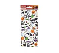 Pegatina con diseño de arañas y murciélagos - 9 x 18 cm