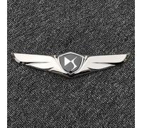Pegatina con Logotipo de Coche Cromado para Citroen DS 3 I 2009-2014, Calcomanía de Metal en 3D Autoadhesiva Emblema Insignia Sticker,A