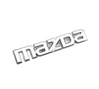 Pegatina con Logotipo de Coche Cromado para Mazda CX-60 I 2022-2025, Calcomanía de Metal en 3D Autoadhesiva Emblema Insignia Sticker,Silver