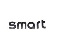 Pegatina con logotipo delantero y trasero para Smart 451 453 Fortwo Forfour accesorios exteriores, negro-B