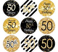 Pegatina Cumpleaños Feliz cumpleaños Pegatinas de bricolaje decoración para Sello Scrapbooking Regalo Bolsa Jabón Recuerdo Fiesta, Aniversario Cumpleaños 50 cumpleaños 214 pegatinas