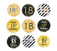 Pegatina Cumpleaños feliz cumpleaños pegatinas de bricolaje para Scrapbooking Regalo Bolsa Jabón Recuerdo Fiesta Aniversario Cumpleaños cumpleaños 214 pegatinas 18th