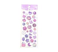 Pegatina De Álbum Recortes En Relieve Adhesivo Impermeable PVC Para Diario Planificador Cuaderno Fotos Decoración Teléfono Recortes