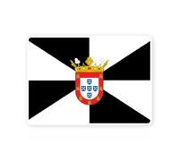 Pegatina de bandera de España CEUTA de la comunidad autónoma española (tamaño S: 10 x 7 cm)