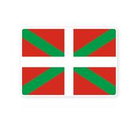 Pegatina de bandera de España País Vasco comunidad autónoma española (21 cm x 15 cm)