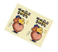 Pegatina de caballo - Calcomanía de caballo de 2 piezas con efecto blando | Adhesivos 3D impermeables para scrapbooking, para Gourde, álbum, recompensa escolar, PC portátil, skate