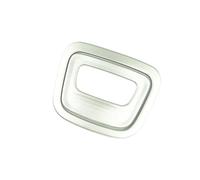 Pegatina de consola central Manija del maletero coche cubierta decorativa de lentejuelas embellecedora 2 uds para Clase E W213 200 300 2016-2018 acero inoxidable